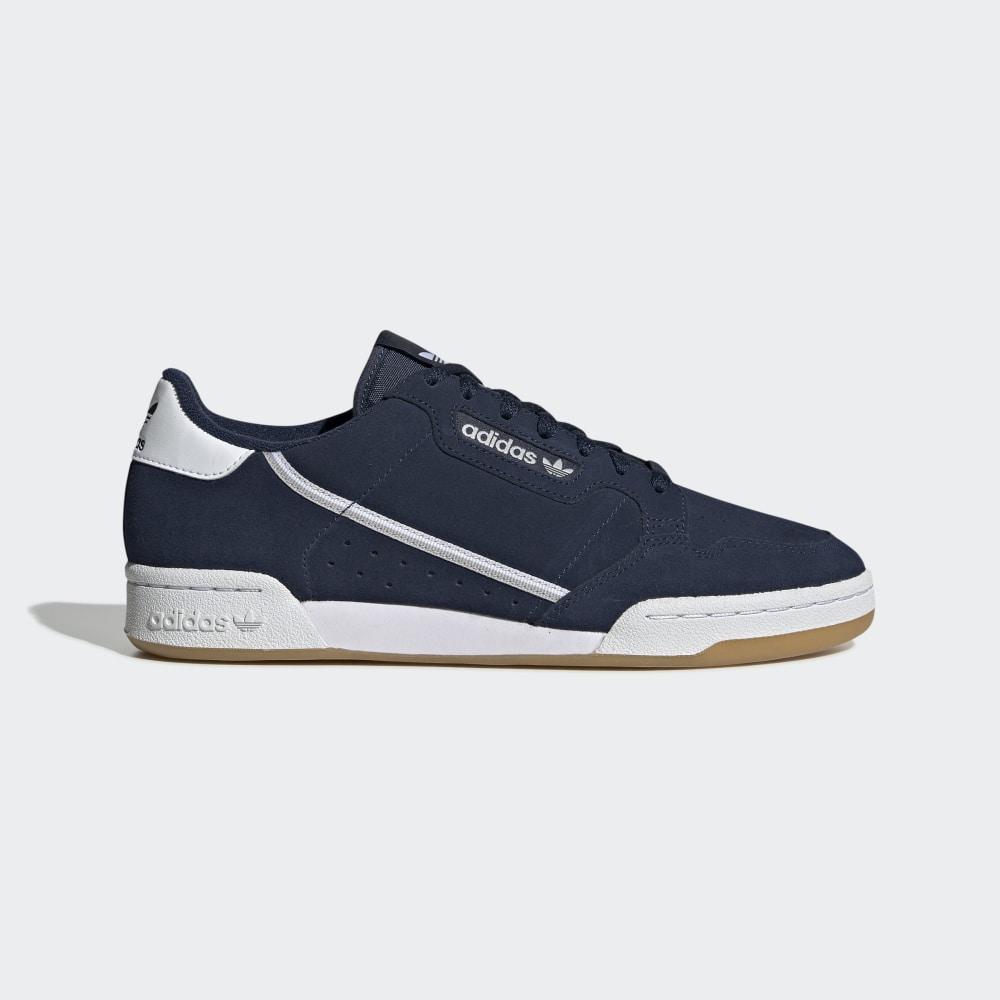 Adidas Men's Continental 80 Originals Shoes Navy/White/Grey Ireland EE5362